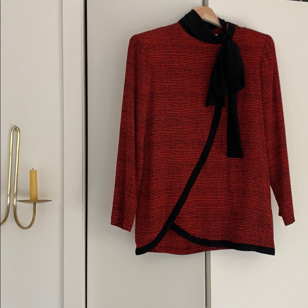 Incredible Albert Nipon Vintage Blouse And Skirt. - image 1